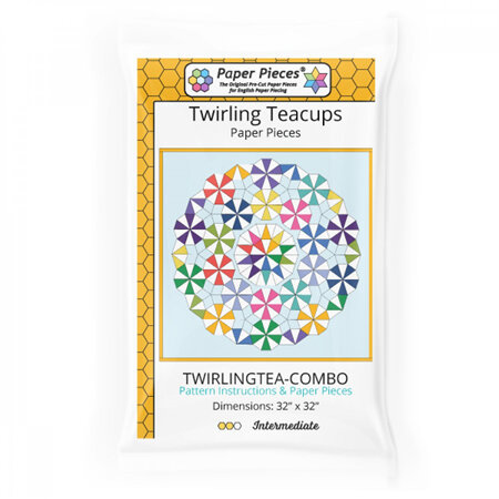 Twirling Tea Pattern and Paper Piece Pack