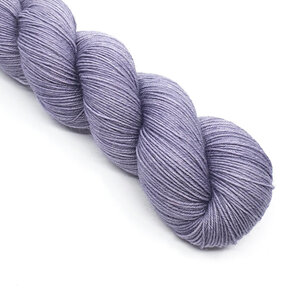 twisted skein of  4ply Bluefaced Leicester in pigeon grey