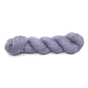 twisted skein of DK Bluefaced Leicester in Pigeon grey