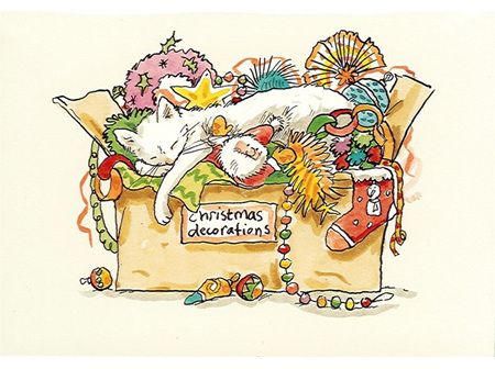 Two Bad Mice - Christmas Decorations Card