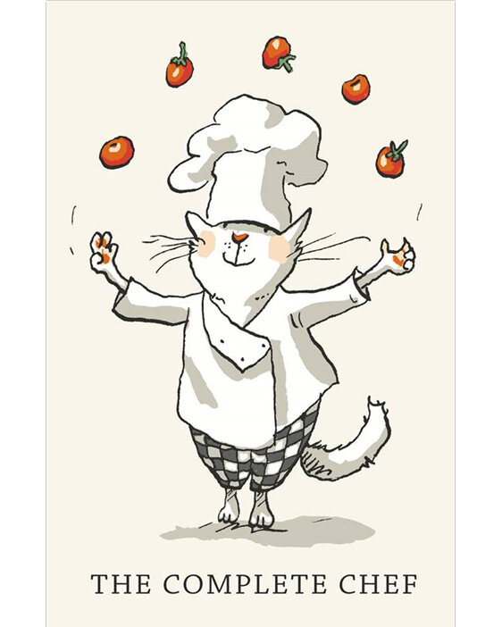 Two Bad Mice - Complete Chef Tea Towel cat cotton
