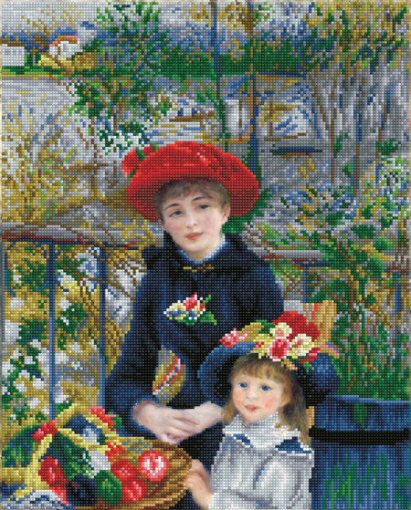Two Sisters on the Terrace (apres Renoir) -  Diamond Dotz - Intermediate Kit