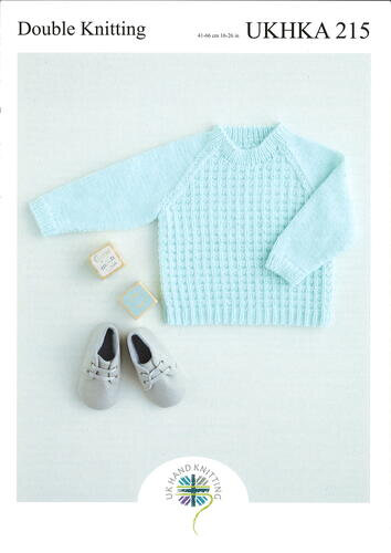 UKHKA Pattern 215 - Baby Boys & Boys Sweaters