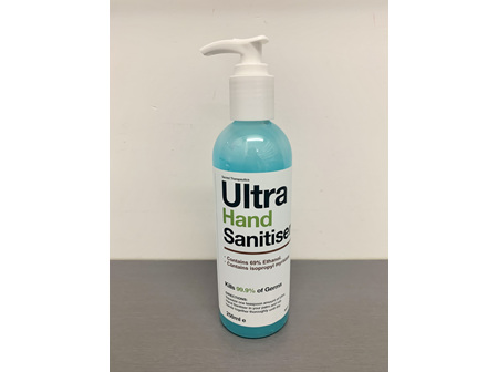 Ultra Hand Sanitiser with Pump 250ml