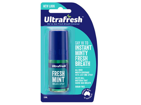 UltraFresh Fresh Mint Breath Spray 12ml