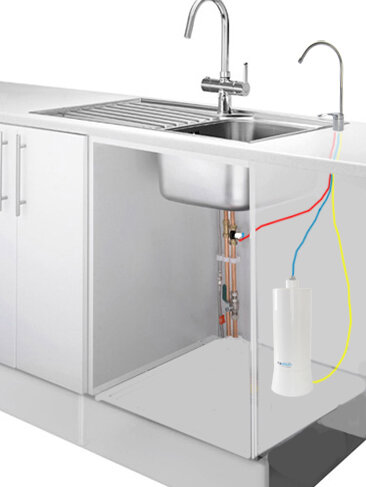 UltraStream Hydrogen Rich Water Ionizer Filter Undersink Bundle