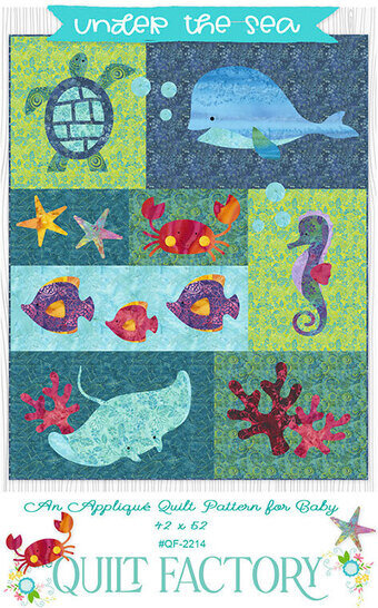 Under the Sea Applique Quilt Pattern  by Deb Grogan of The Quilt Factory