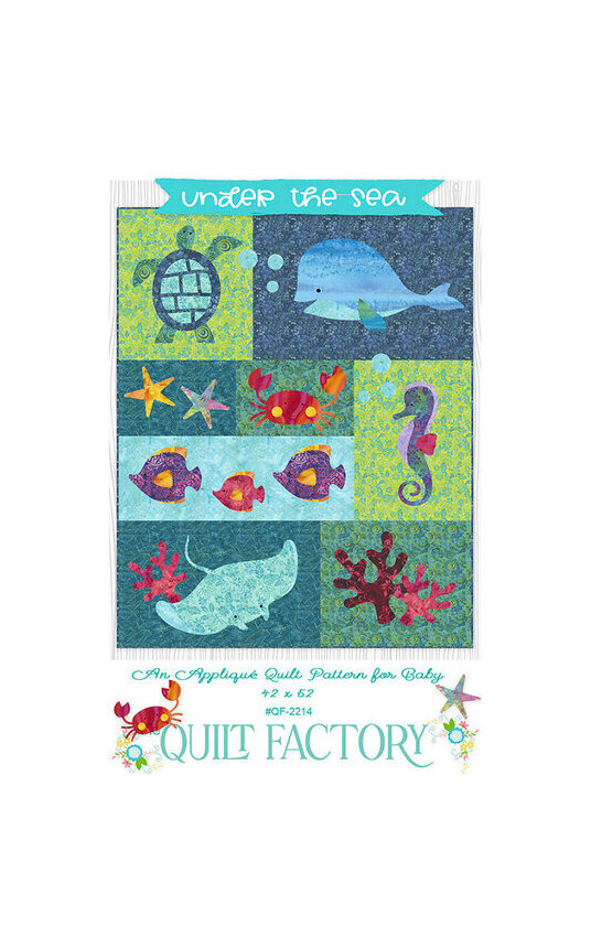 Under the Sea Applique Quilt Pattern  by Deb Grogan of The Quilt Factory
