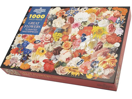 Unemployed Philosophers Guild 1000 Piece Jigsaw Puzzle: Great Flowers Of Art