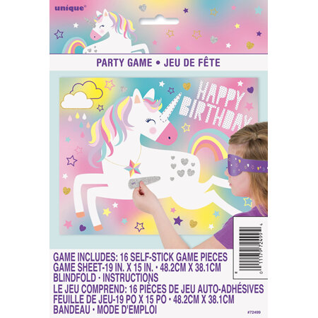 Unicorn party game - happy birthday!