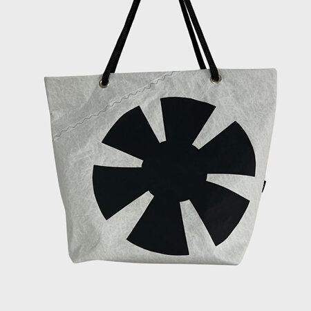 Upcycled Sail Rope tote - Sunburst