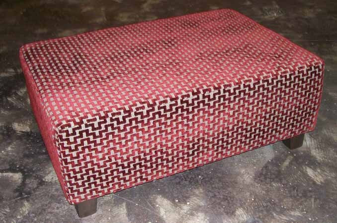 Upholstered Low height ottoman
