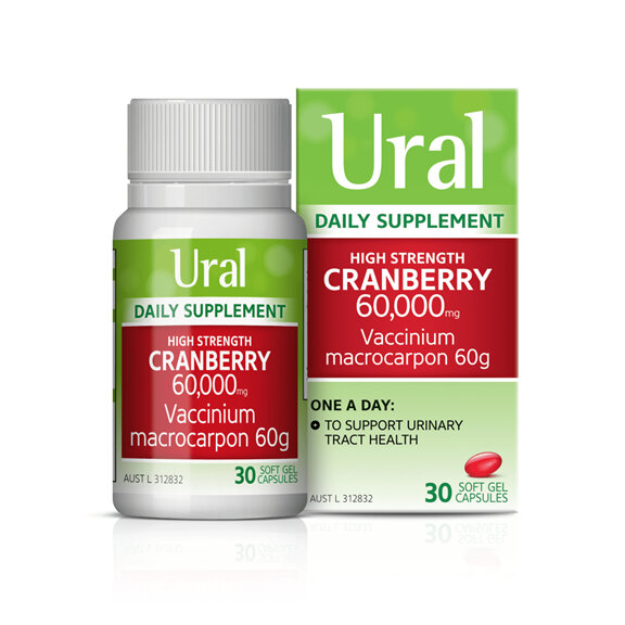 Ural High Strength Cranberry Supplement 30 Capsules
