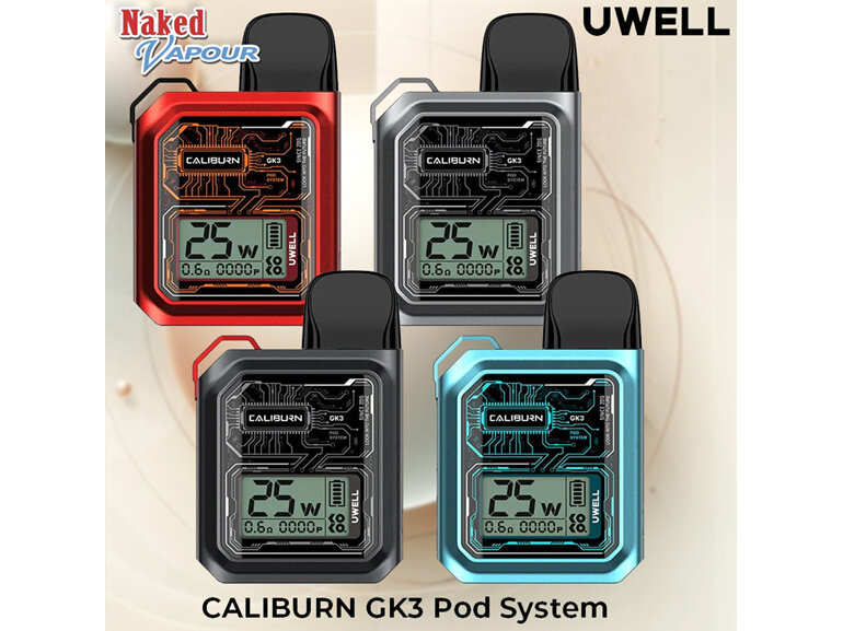 Uwell Caliburn GK3 Pod System @ Naked Vapour