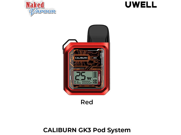 Uwell Caliburn GK3 Pod System @ Naked Vapour