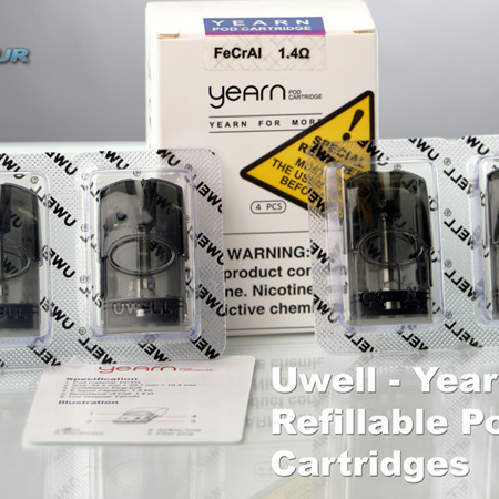 Uwell - Yearn Refillable Pod Cartridges - 4 Pack