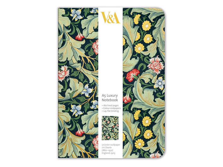 V&A Leicester Wallpaper Design A5 Luxury Notebook