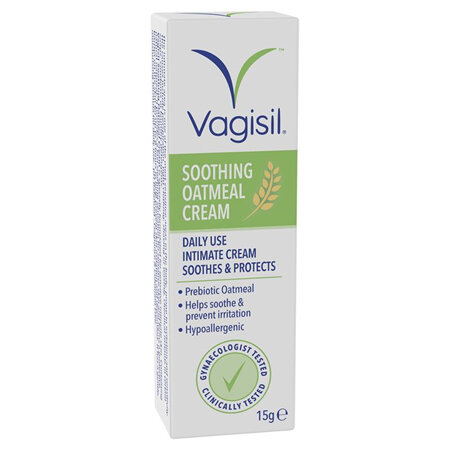 VAGISIL CREAM SOOTHING OATMEAL 15G
