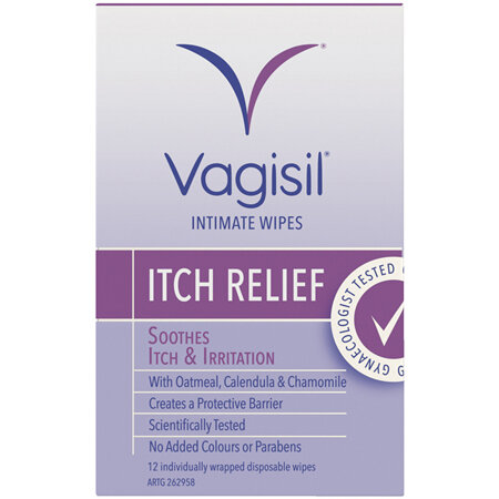 VAGISIL Itch Relief Wipes 12pk