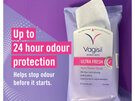 VAGISIL Pouch Wipes 20 ultrafresh vulva intimate exercise