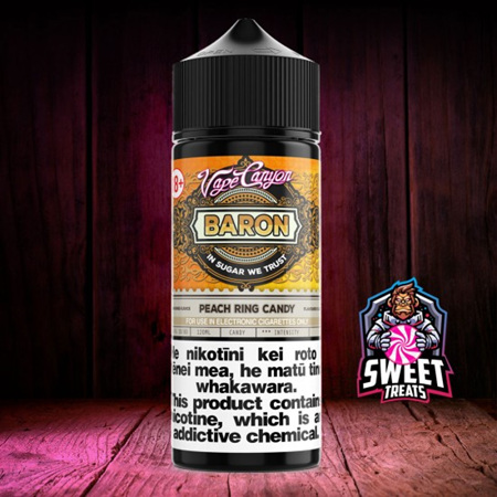 Vape Canyon - Candy Baron Gummy Peach Rings - 120ml - e-Liquid