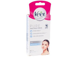 VEET Pure Cold Wax Strips Face 20s