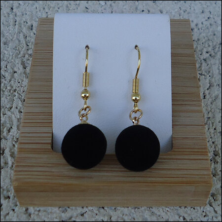 Velvet Earrings - Black