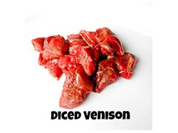 Venison Meat Diced
