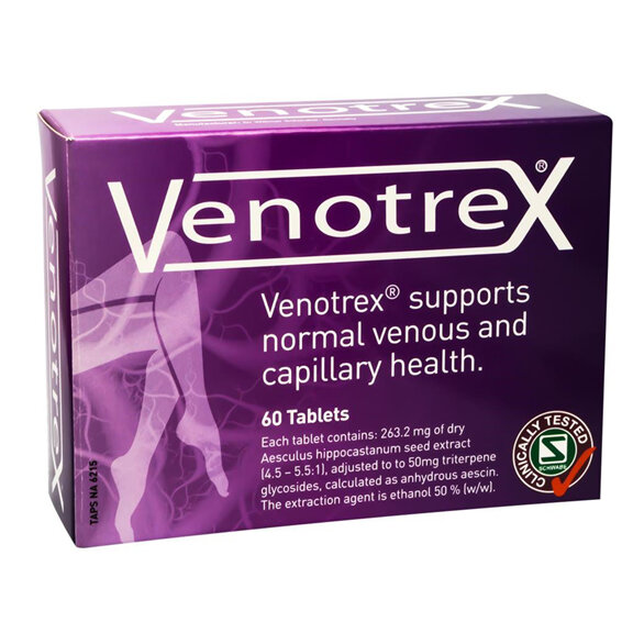 VENOTREX VEIN HEALTH 263.2MG 60 TABLETS