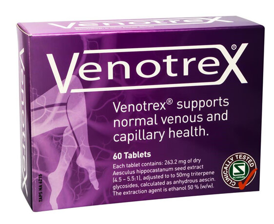 VENOTREX VEIN HEALTH 263.2MG 60 TABLETS
