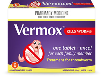 Vermox Tablets - Orange