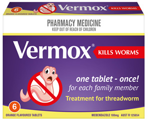 vermox tablet how to use