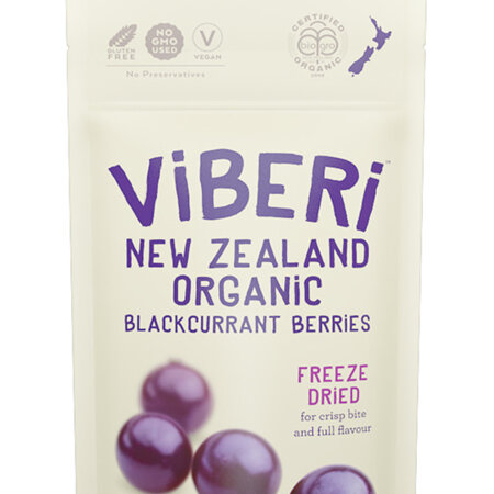 Viberi Organic Blackcurrants Freeze Dried 40g