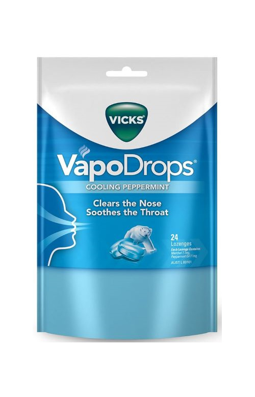 Vicks VapoDrops Cooling peppermint