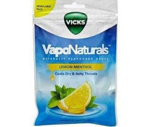 Vicks VapoNaturals Lemon Menthol Drops