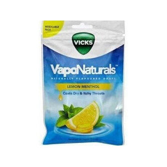 Vicks VapoNaturals Lemon Menthol Drops