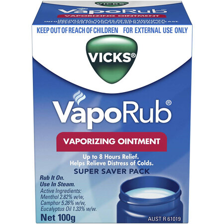 VICKS VapoRub Vaporizing Ointment 100g