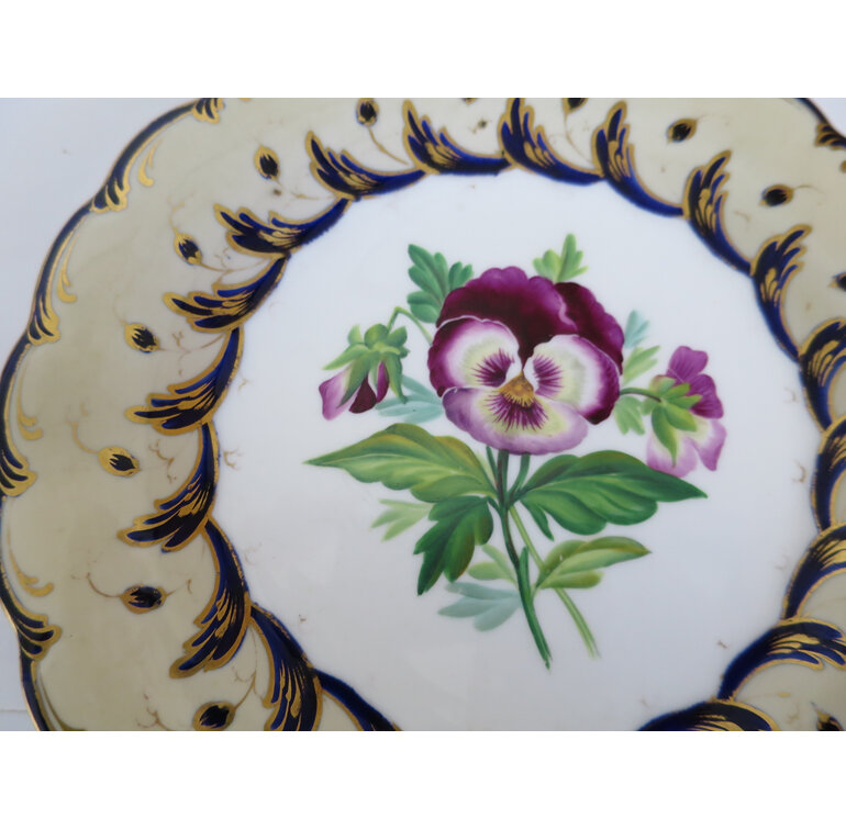 Victorian handpainted plate