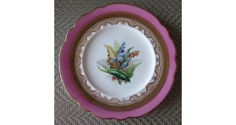 Victorian plate