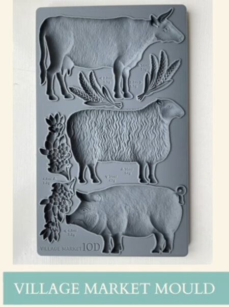 Village Market IOD Decor Mould