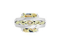Vine filigree flower diamond and sapphire ring design handcrafted jeweller craft
