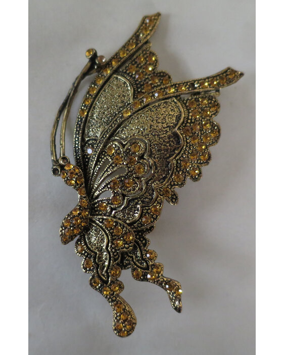 Vintage butterfly brooch