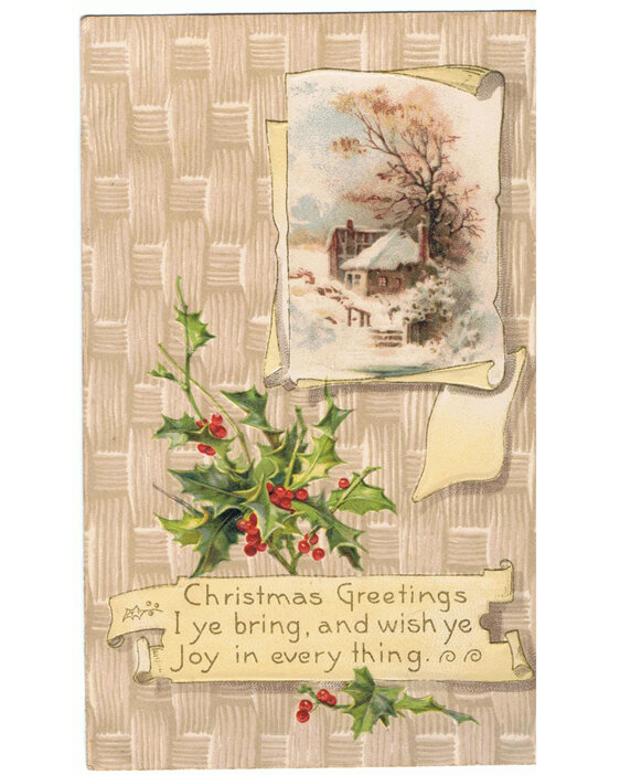 Vintage Christmas Postcard