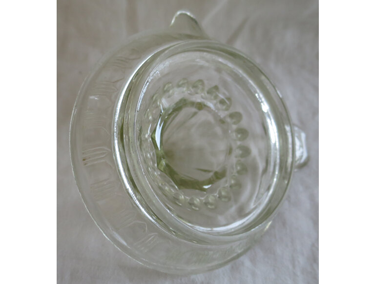 vintage glass lemon juicer