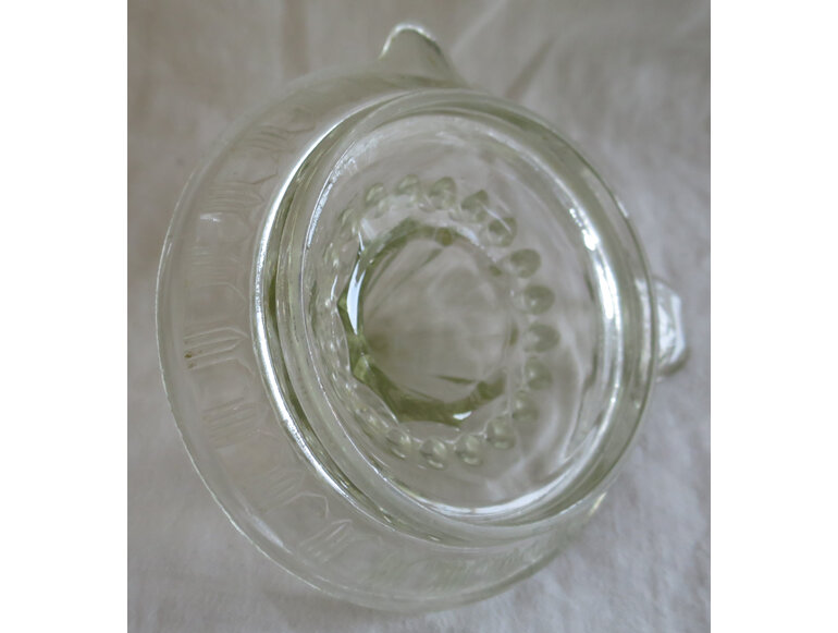 vintage glass lemon juicer