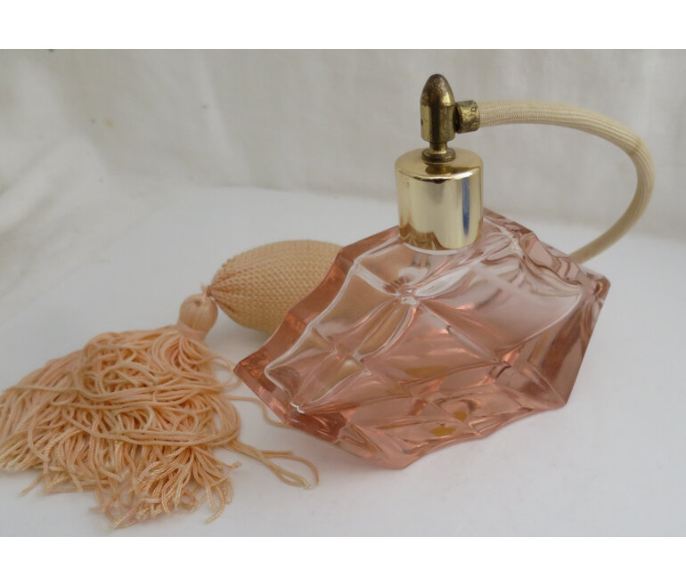 Vintage glass perfume