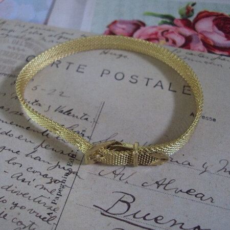 Vintage mesh bracelet