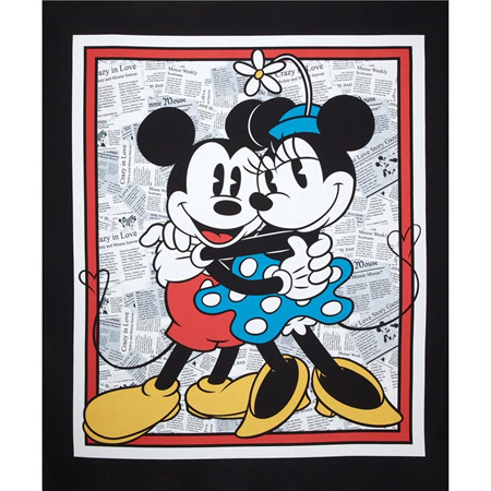 Vintage Mickey and Minnie Panel