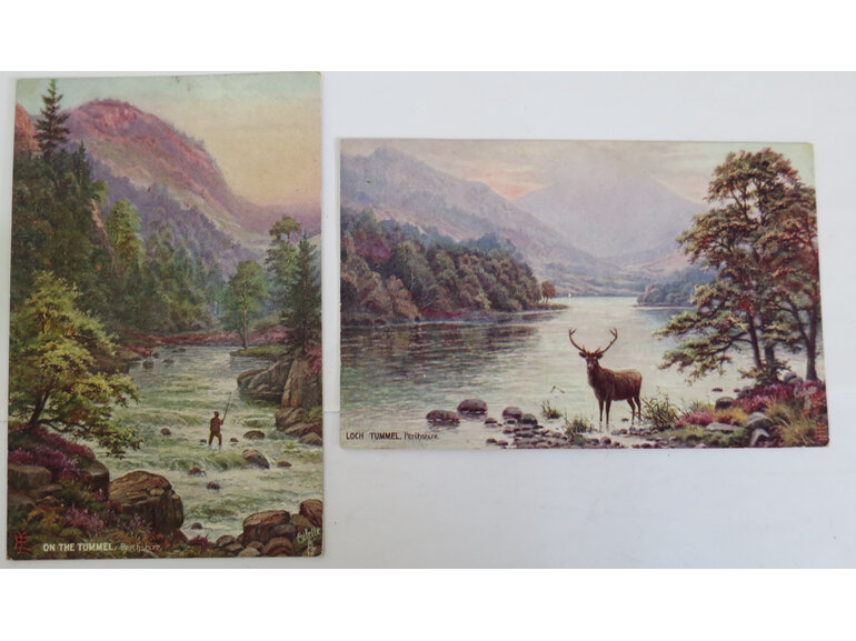 Vintage Postcard Perthshire