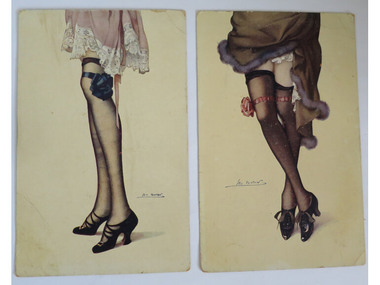 Vintage Postcards stockings